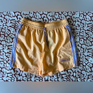 Adidas Originals Orange Purple Poly Lined Swim Trunks HB1825 Large